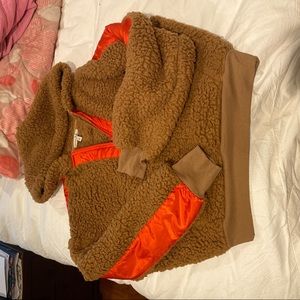 Express Sherpa Hoodie NEW